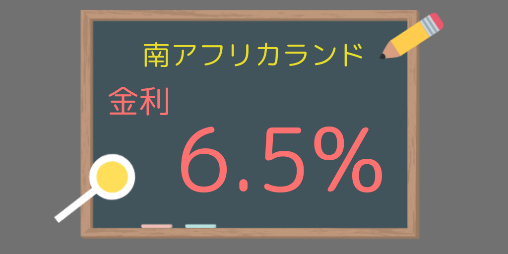 南アフリカランドの金利