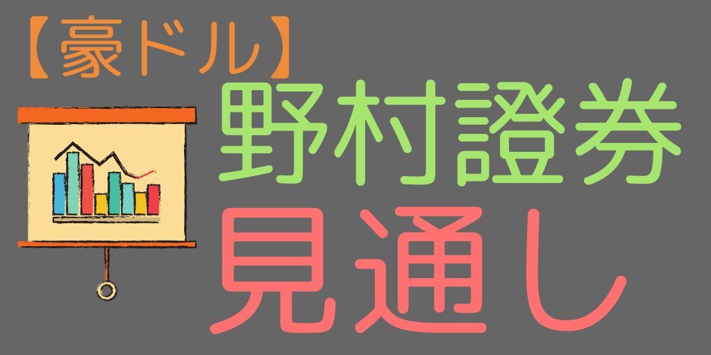 野村證券の見通し