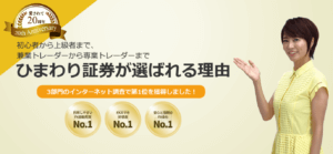 ひまわり証券のトップページ
