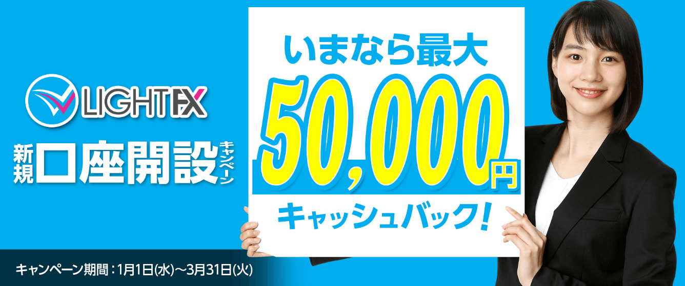 lightfx口座開設キャッシュバック