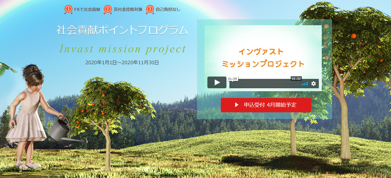 トライオートFX社会貢献ポイントプログラム