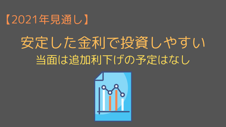 追加利下げの予定がなく安心