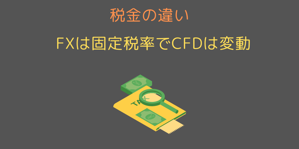 【CFD or FX】税金の違い