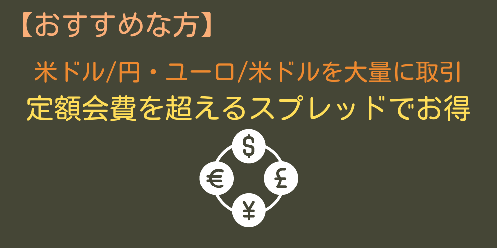 米ドル/円・ユーロ/米ドルを大量に取引