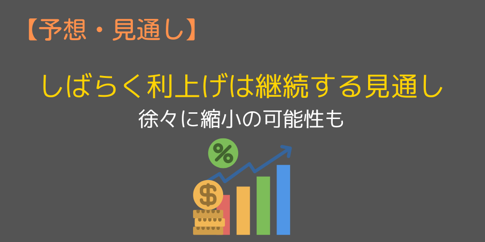 予想・見通し①：しばらくはFRBの利上げが続く