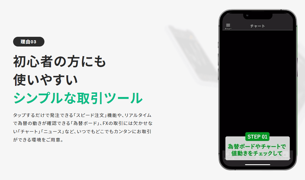 使いやすい「松井証券 FXアプリ」