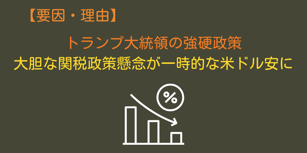 円高・ドル安になった要因・理由